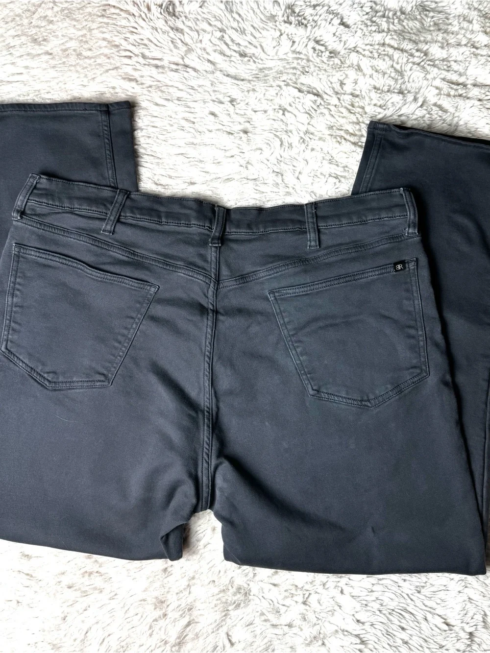 Slim Straight Men's Travelers Pant in Charcoal Gray